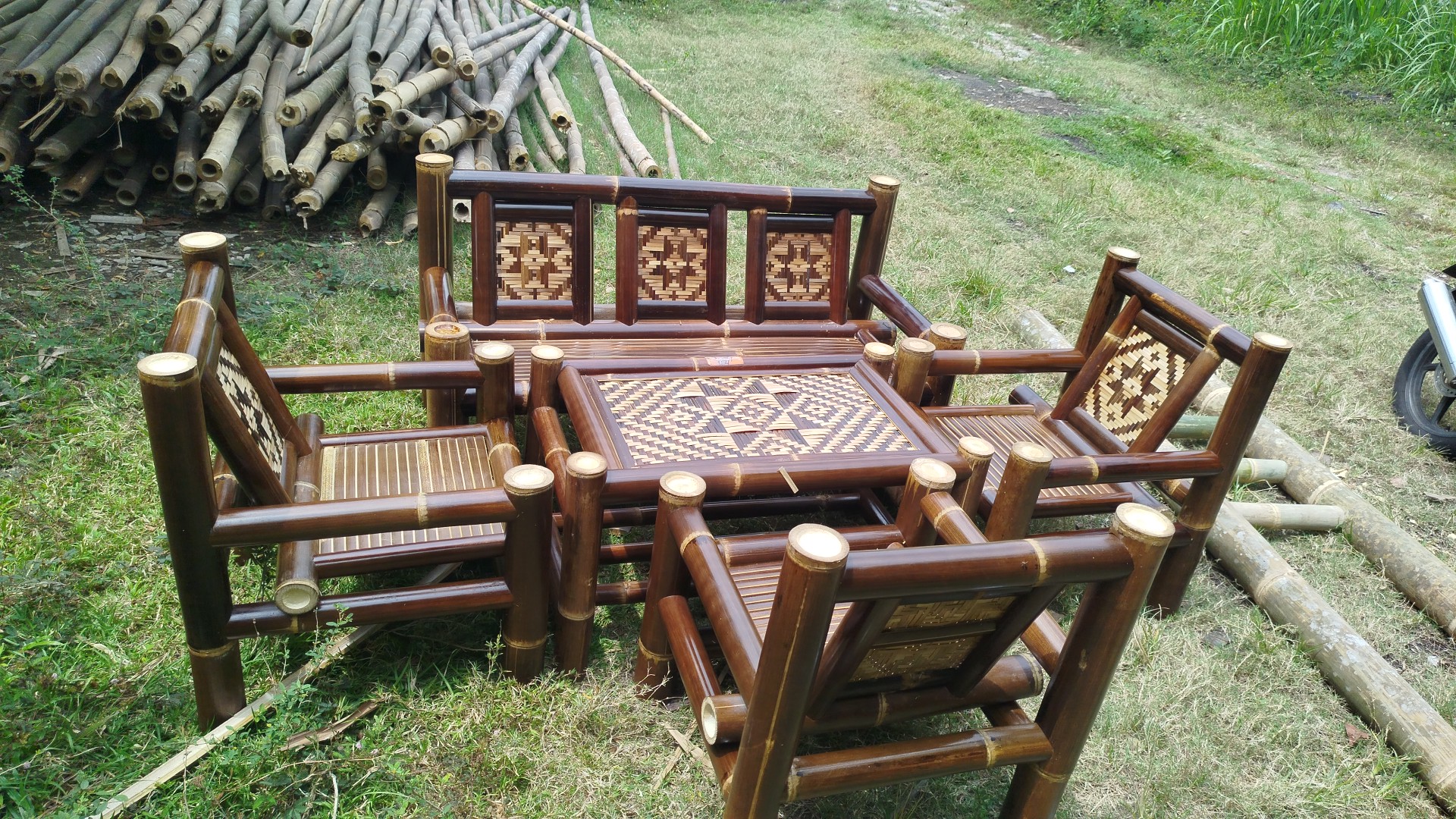 Kursi bambu murah