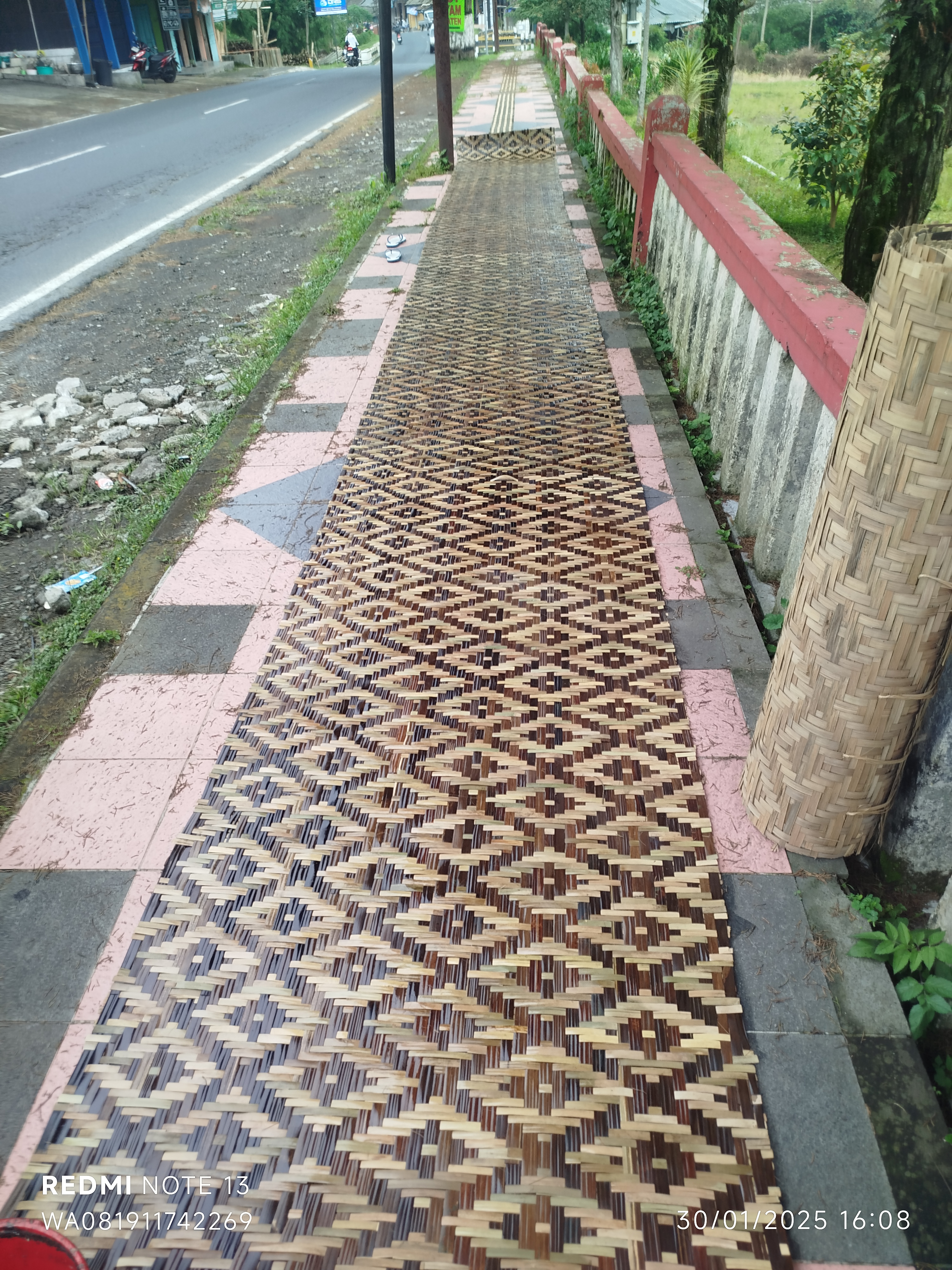Anyaman bambu murah harga terjangkau