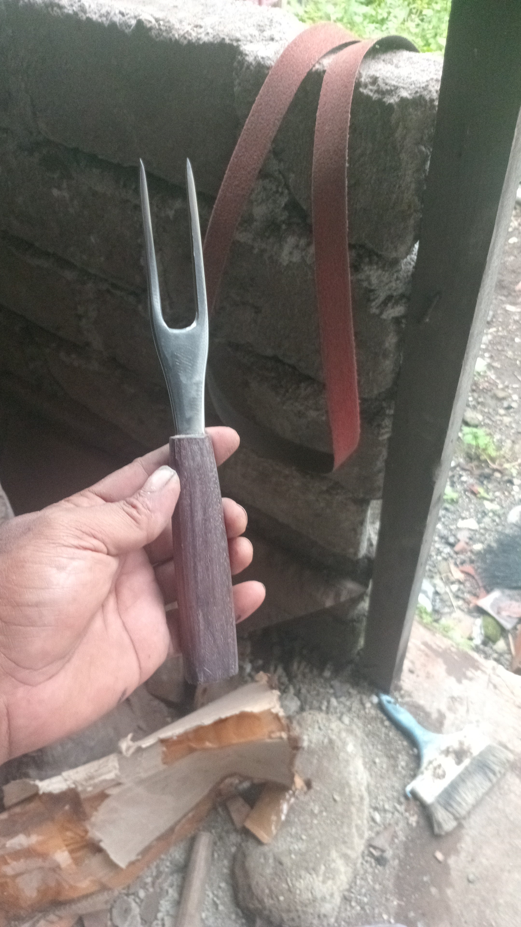 Garpu steak bahan d2 universal anti karat