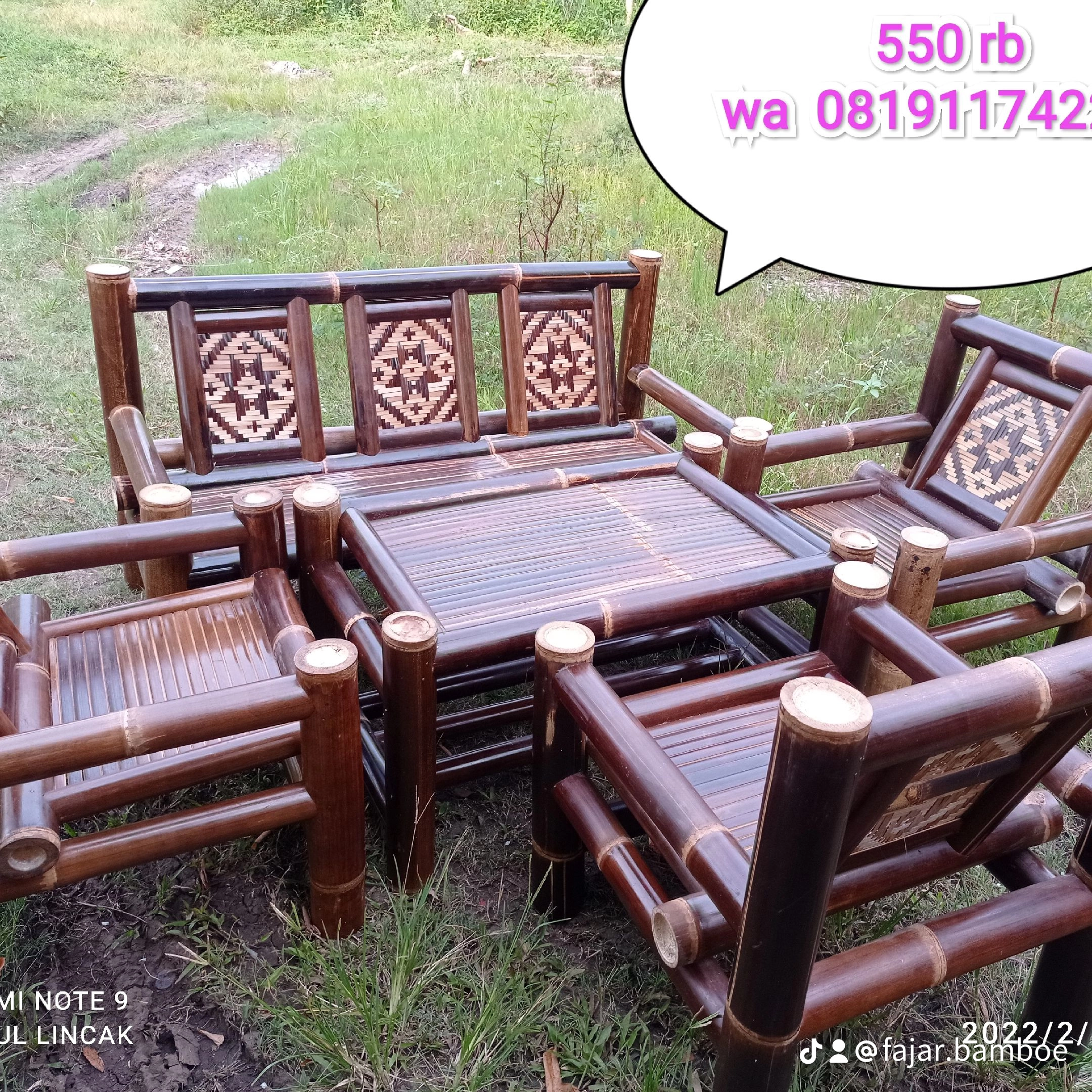 Kursi bambu termurah di jogja